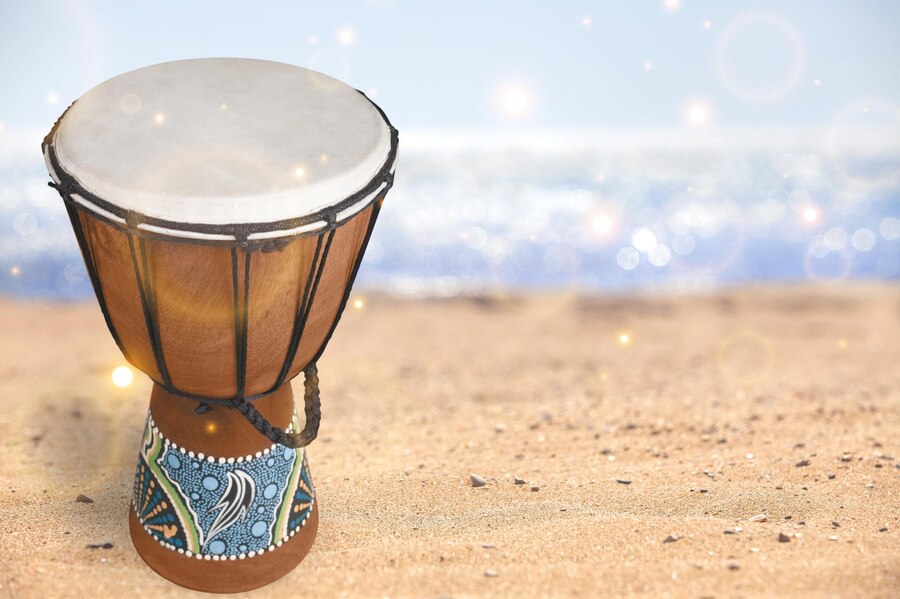 drum-on-beach